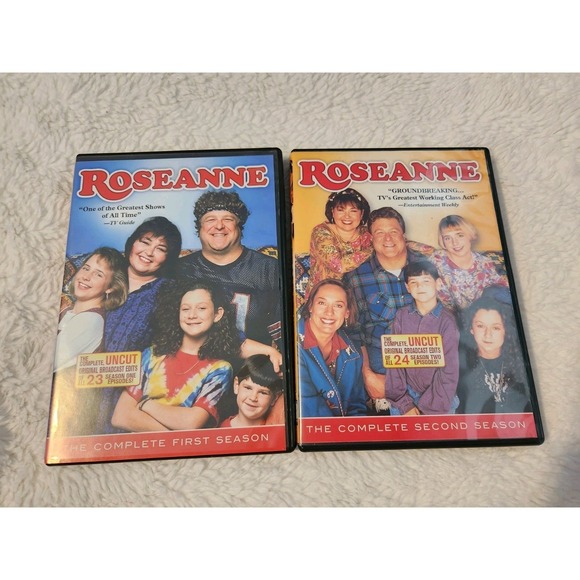 Other - Roseanne DVD Set Complete Seasons 1 & 2 TV Combo 6 Discs Set 47 Episodes...